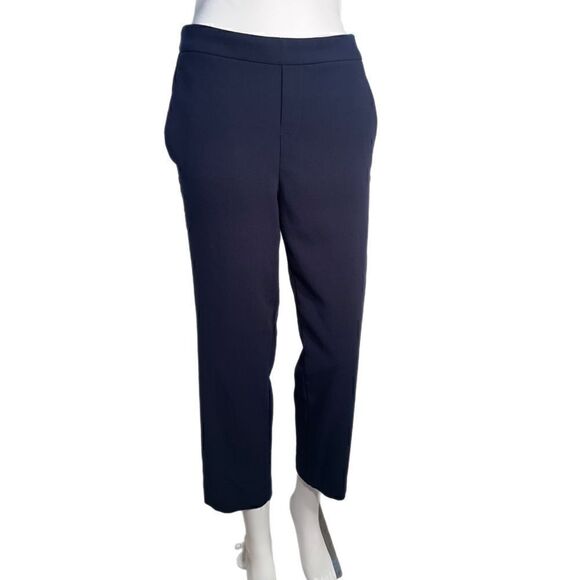 Old Navy Ankle Trouser Pants - Navy Blue (6) - Picture 4 of 14
